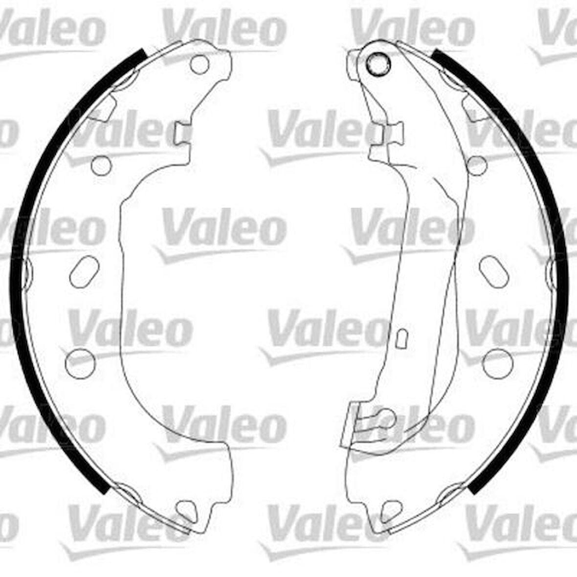 Valeo 564011 Arka Fren Balatası Pabuç Connect 1.8TDCI 02-12 5039061
