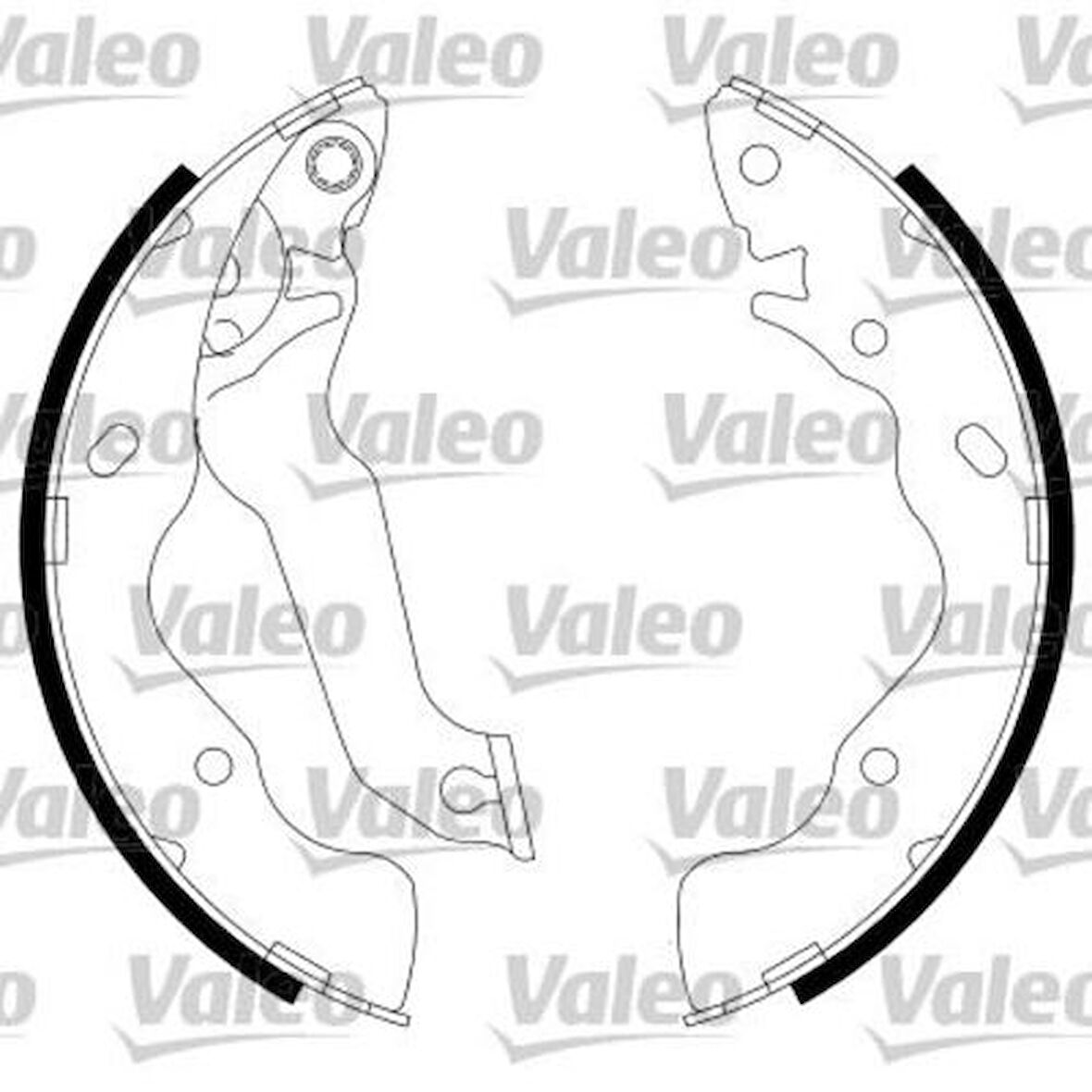 Valeo 564034 Arka Fren Balatası Pabuç Kampana Hyundai Accent 1.5 CRDI Matrı1.5 CRDI 2002-2004 5830517A00