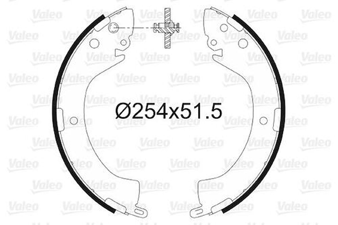 Valeo 564096 Arka Fren Balatası Pabuç Mitsubishi L200 01-04 MR496333