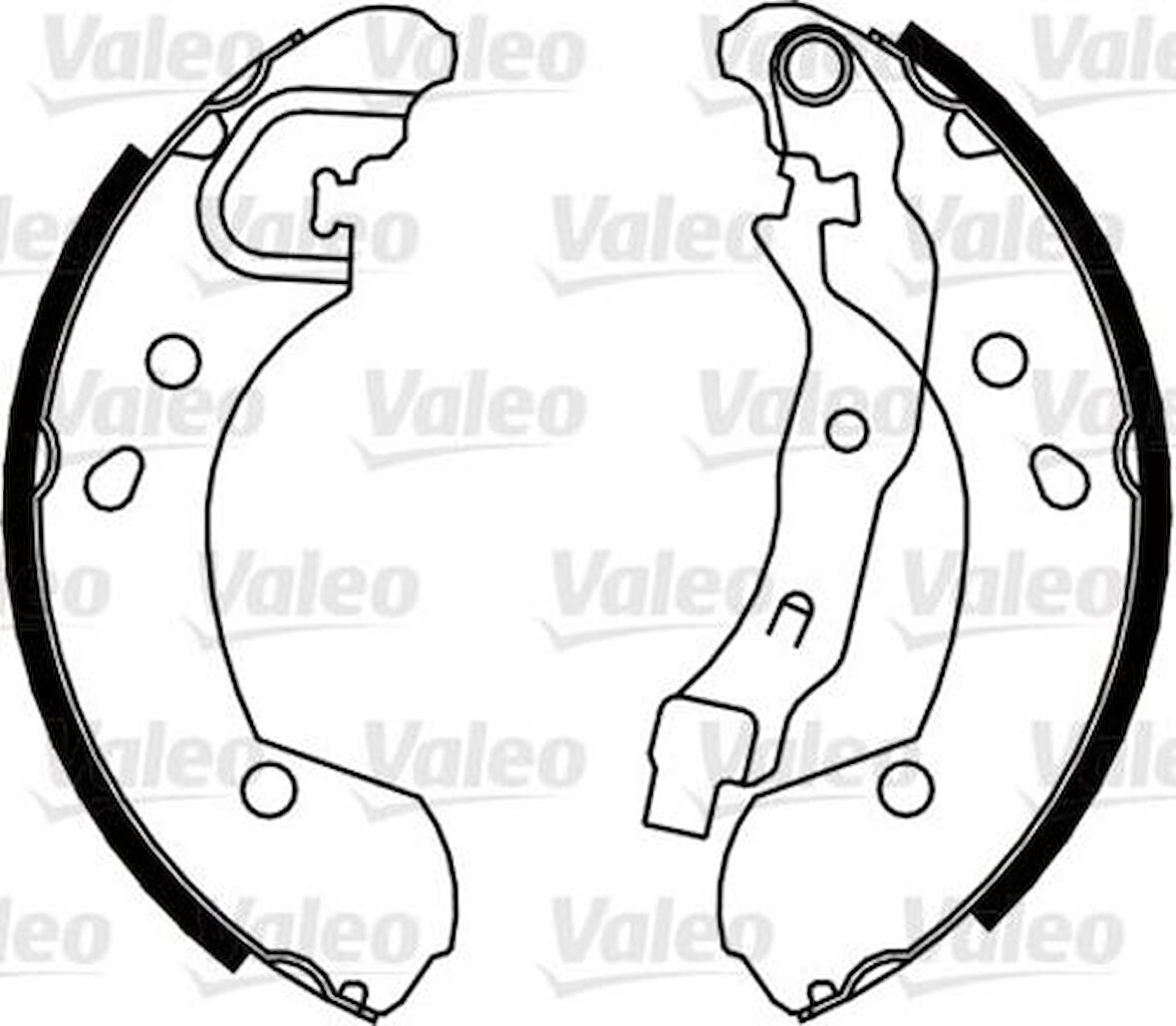 Valeo 564099 Arka Fren Balatası Pabuç Micra III K12 03-10 Note 07-10 Clio II 04-Clio III 05- 4060AX625
