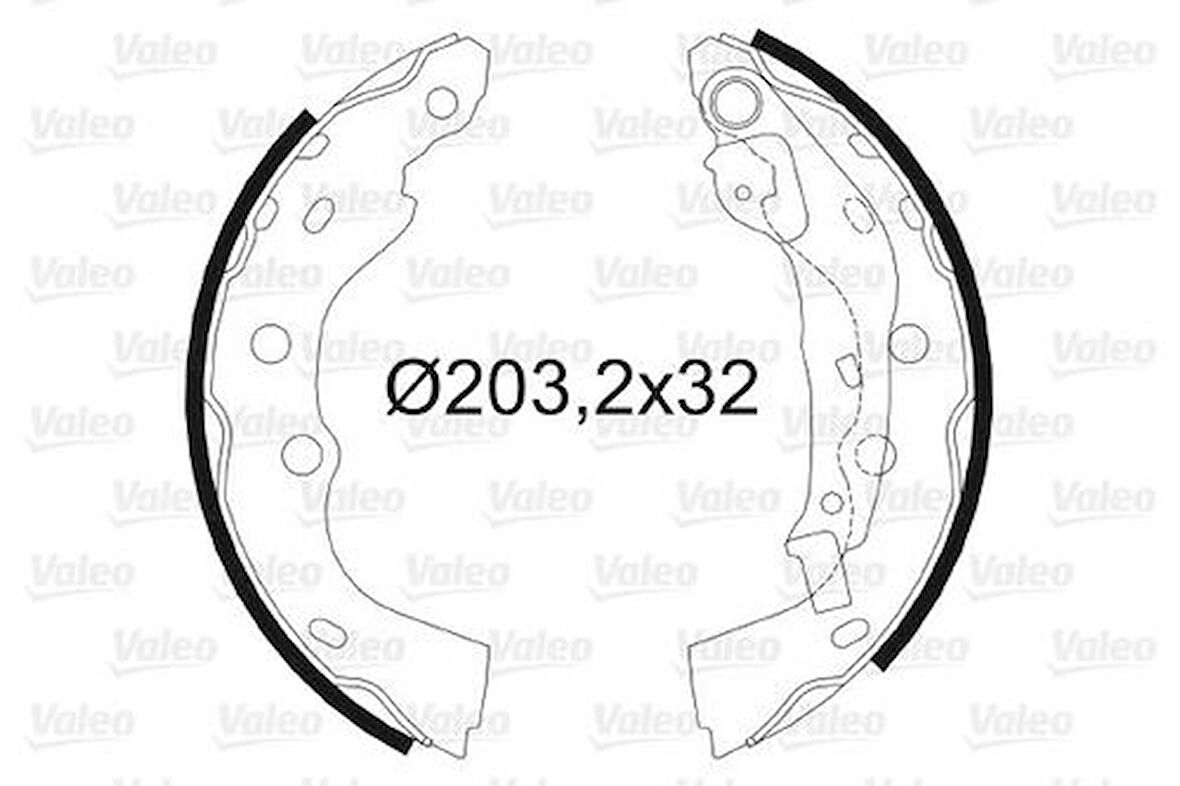 Valeo 564106 Arka Fren Balatası Pabuç Subaru Justy 95-03 Swift 90-01 5320080EC0