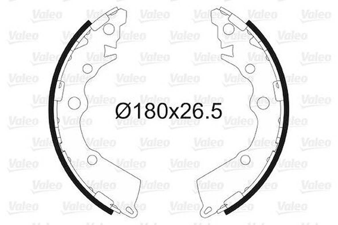 Valeo 564152 Arka Fren Balatası Pabuc Kıa Pıcanto 2011>
