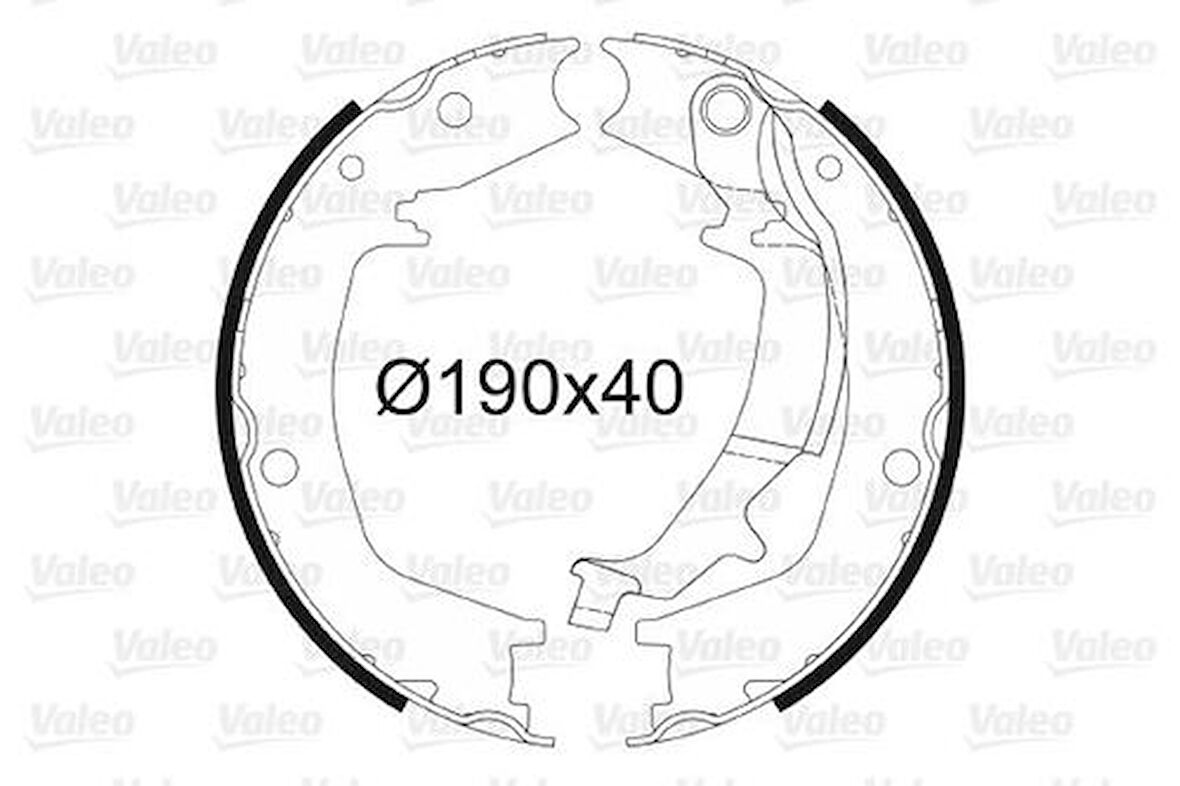 Valeo 564181 El Fren Balatası Hyundai Tucson 04-Kia Sportage 04-Elantra 05-Santa Fe 01-Sonata IV 98-Trajet 03- 583503AA00