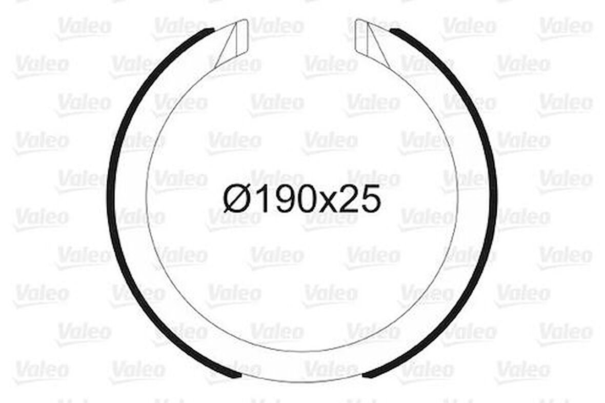 Valeo 564197 El Fren Balatası Pabuç Daewoo Rexton Musso Cx-9 Ssangyong Actyon Korando Kyro LFY44439Z