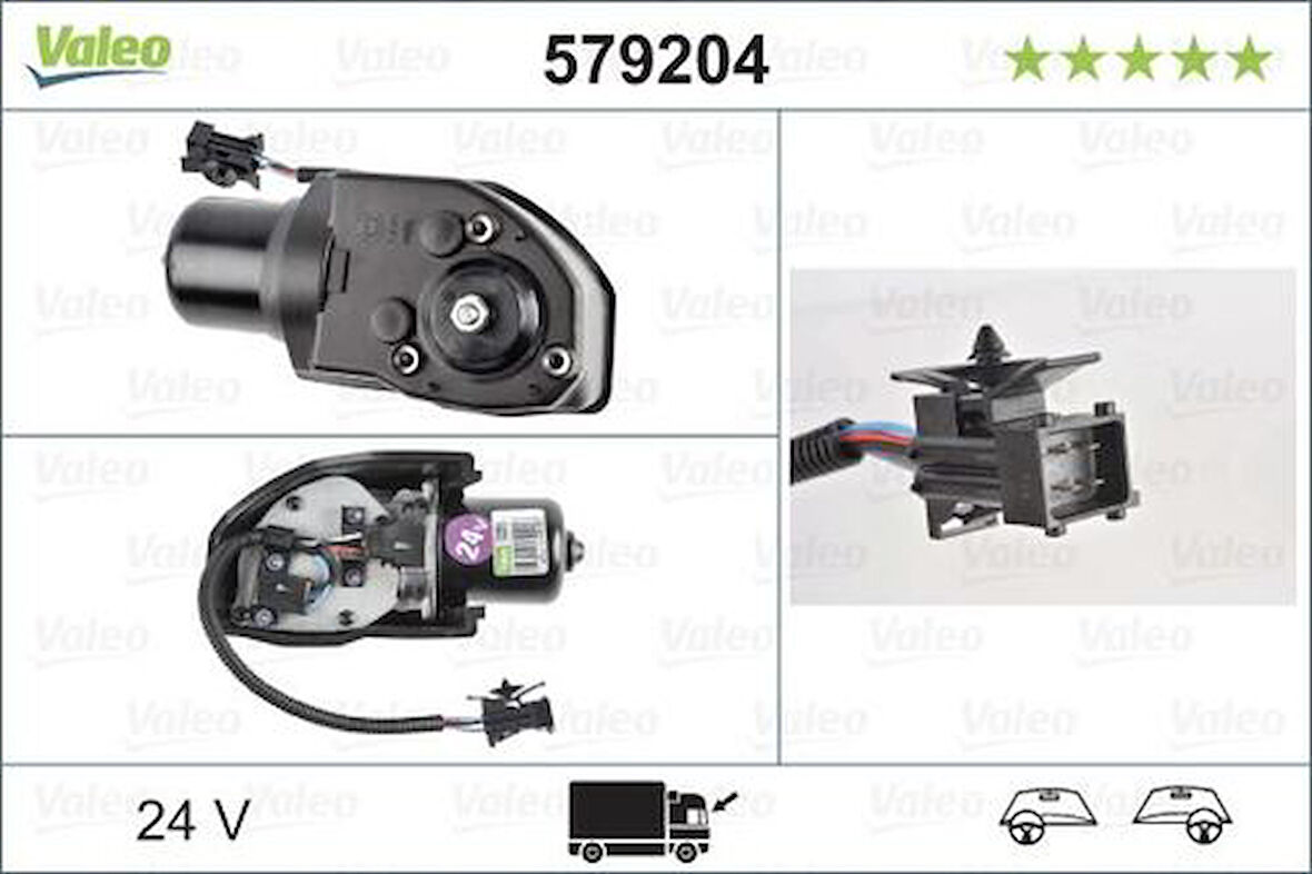 Valeo 579204 Silecek Motoru Renault Truck Volvo Fe Fl 5001834379