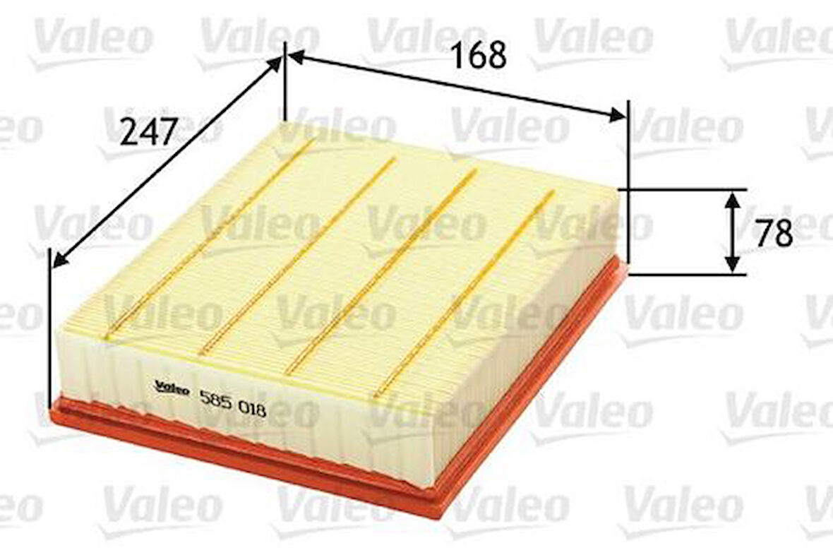 Valeo 585018 Hava Filtresi Volkswagen Passat 1.9 TDI 1378079J50