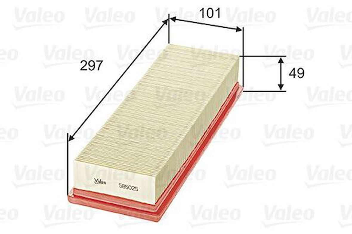 Valeo 585025 Hava Filtresi Renault Clio II 1.4 1.6 7701042841