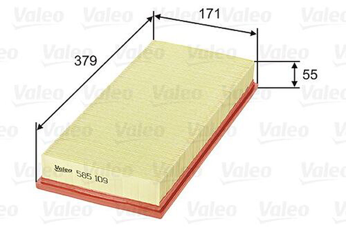 Valeo 585109 Hava Filtresi Mercedes OM602 190 W201 W124 W460 W463 6020940204