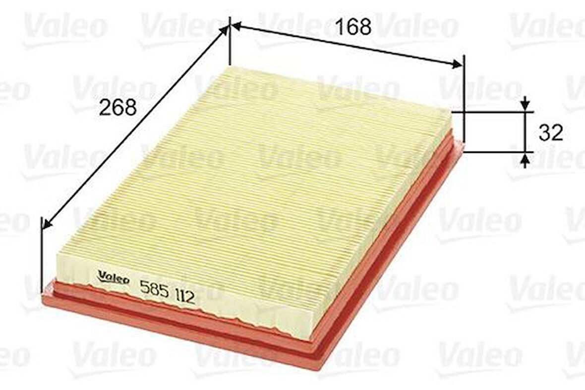 Valeo 585112 Hava Filtresi Ford Fiesta IV 1.25I 16V 1102766