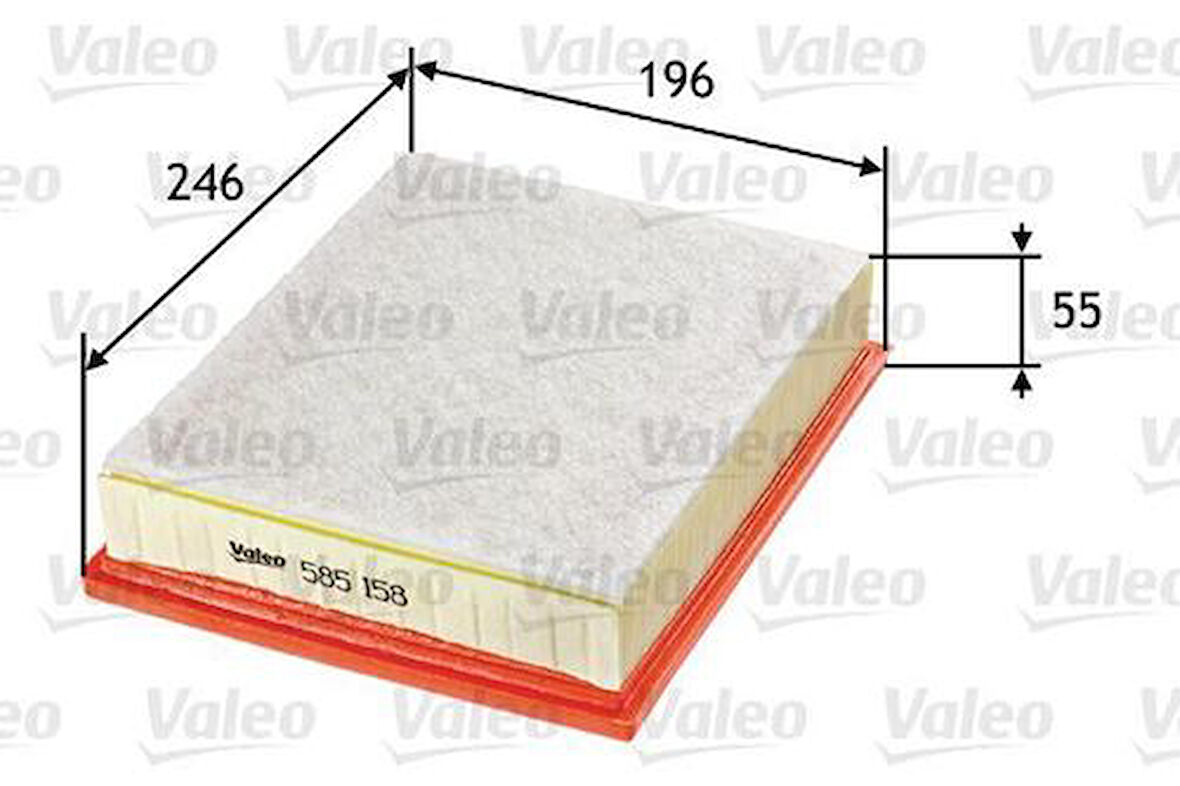 Valeo 585158 Hava Filtresi Renault Laguna III 1.5 DCI 8200602361