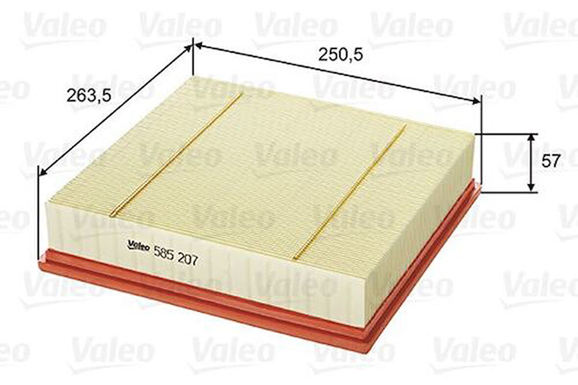 Valeo 585207 Hava Filtresi Opel Omega B Caravan 2.0 16V 835609