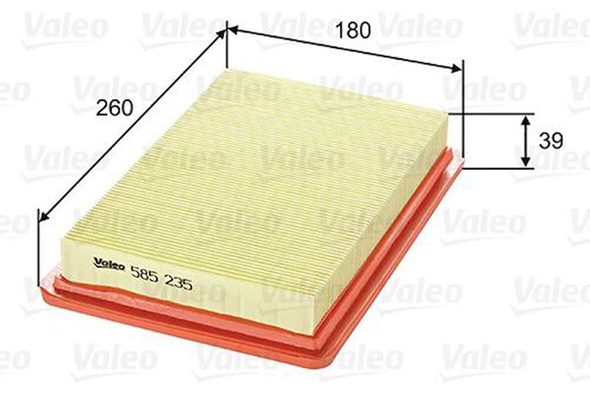 Valeo 585235 Hava Filtresi Hyundai Coupe 1.6 I 16V 2.0 2811323001
