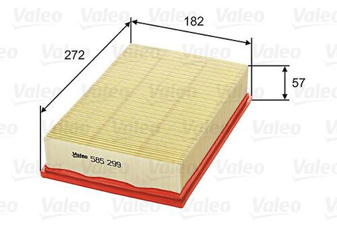Valeo 585299 Hava Filtresi 224Dt Dw12Bted4 Freelander 2 L359 Td4 06 14 LR005816