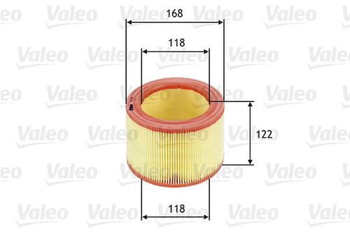 Valeo 585600 Hava Filtresi Citroen C 15 1.8 D-Peugeot205 1.8 D 1444.84