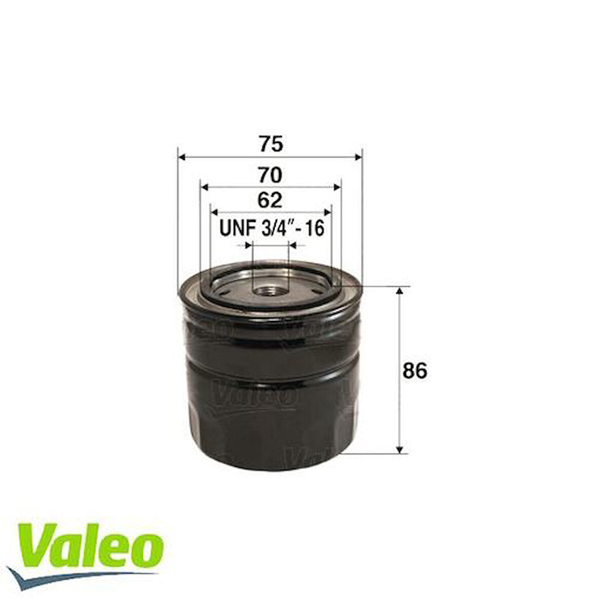 Valeo 586023 Yağ Filtresi Ford Ka I 1.3I Fiesta IV 1.3I Fiesta Cb1 08-12 V 02- Focus Cak 98-05 II III Fusion 623209E