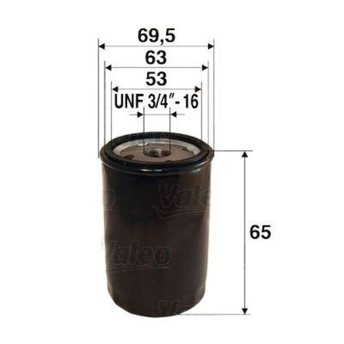 Valeo 586054 Yağ Filtresi Daewoo Matız 0.8-Suzukı Swıft II 1.0I