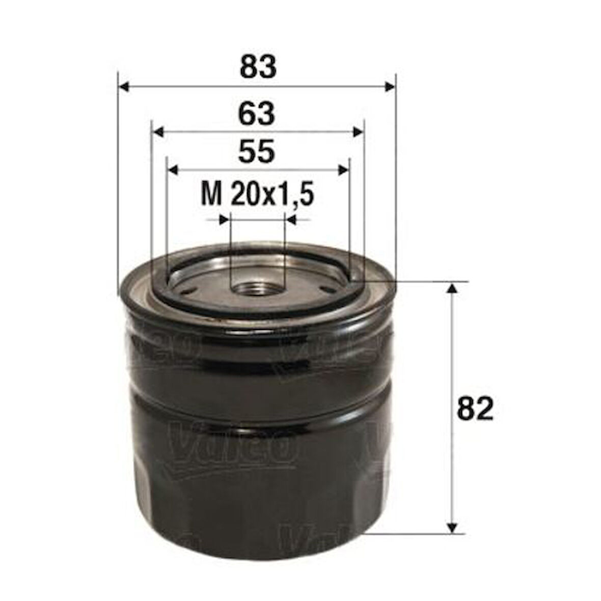 Valeo 586060 Yağ Filtresi Opel Vectra A-Astra-Colt II Hava Filtresi Binek MRMOEM-1085678