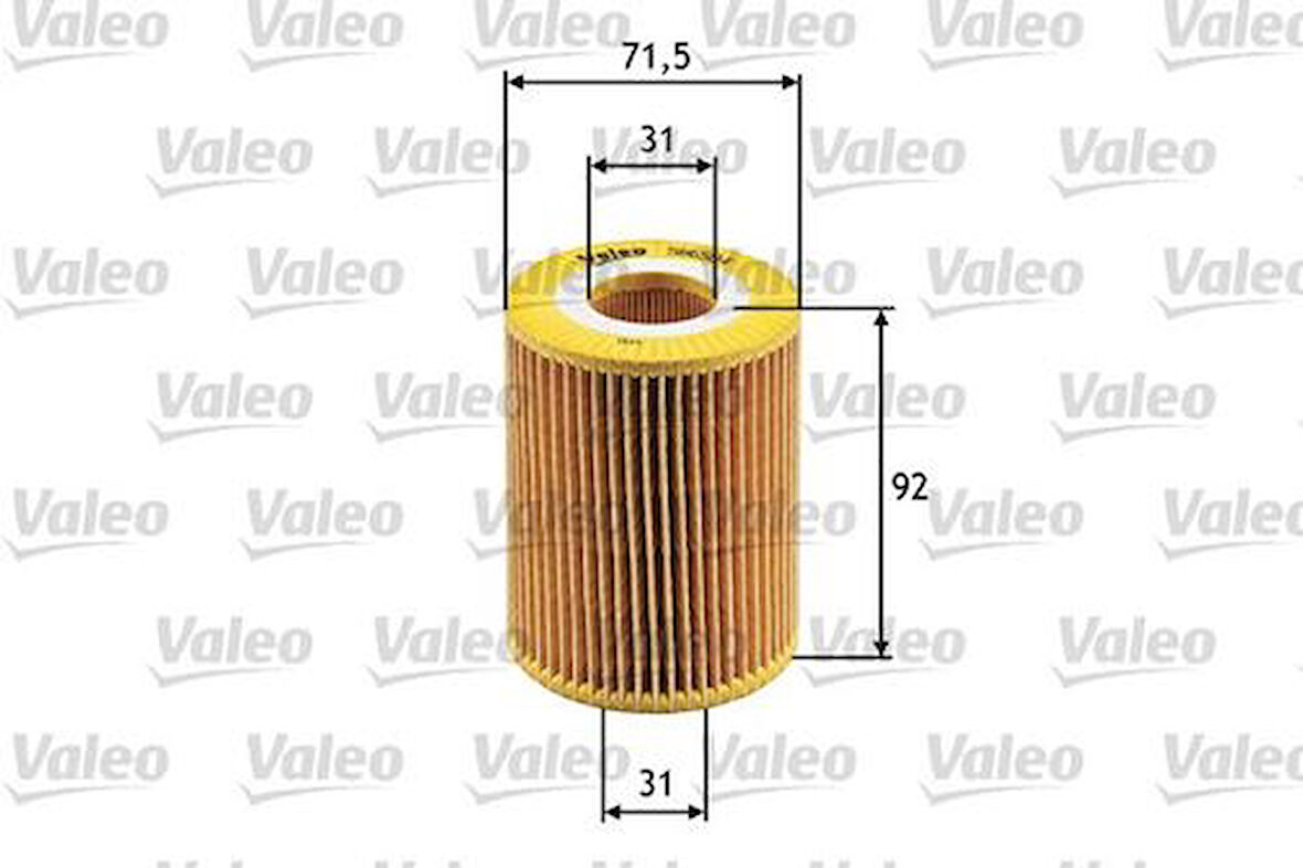 Valeo 586504 Yağ Filtresi Opel Meriva 1.7 CDTI 93190777