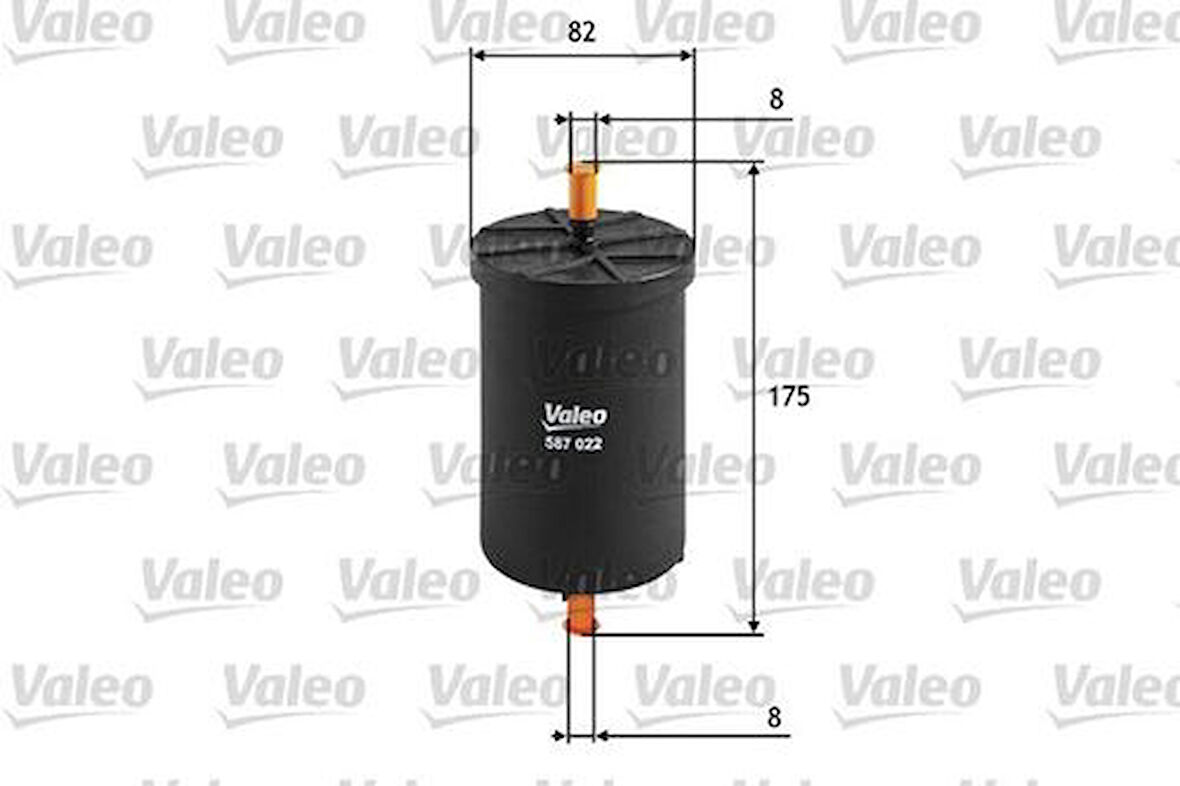 Valeo 587022 Yakıt Filtresi Benzin Volkswagen Golf IV 1.4 16V 1J0201511A