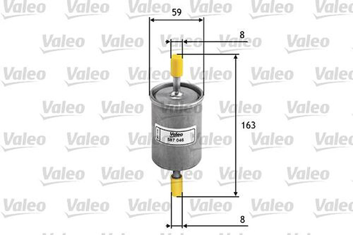 Valeo 587046 Mazot Filtresi Alfa Romeo 156 Fl 1.6L 60811822