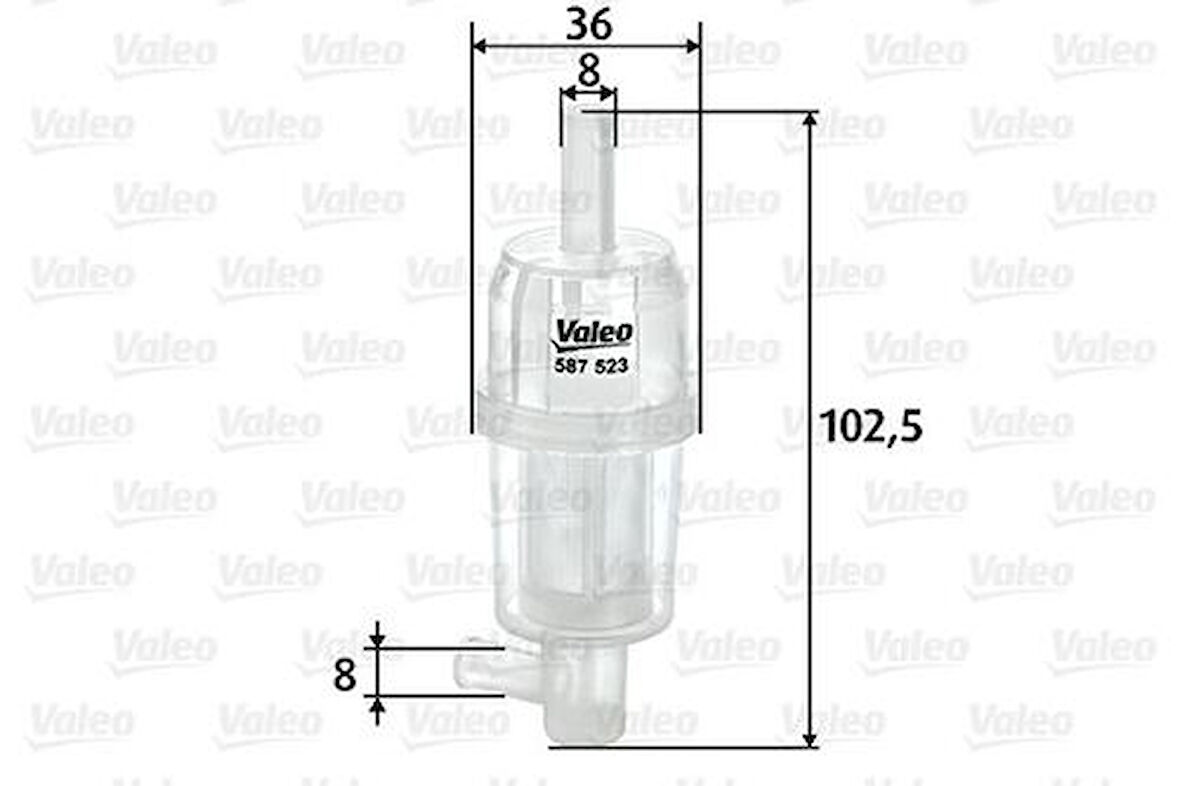 Valeo 587523 Yakıt Filtresi Mazot Mercedes C Class C 220 D 14777901