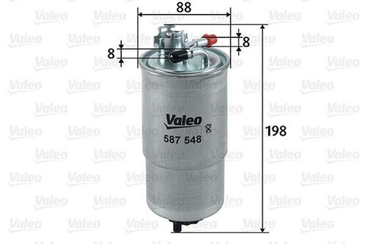 Valeo 587548 Yakıt Filtresi Mazot Seat Leon 1.9 TDI 1M0127401