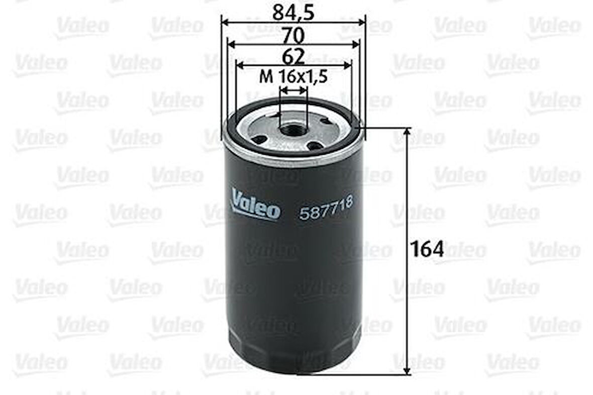 Valeo 587718 Yakıt Filtresi BMW M51 M67 M 57 E38 96-00 13327786647