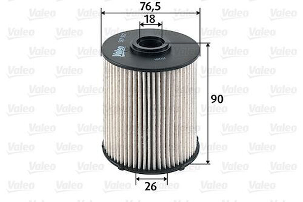 Valeo 587922 Yakıt Filtresi Mazot Mercedes C-Serisi W202 C 200 CDI 202.134-C-Serisi W202 C 220CDI 202.133 6110900051