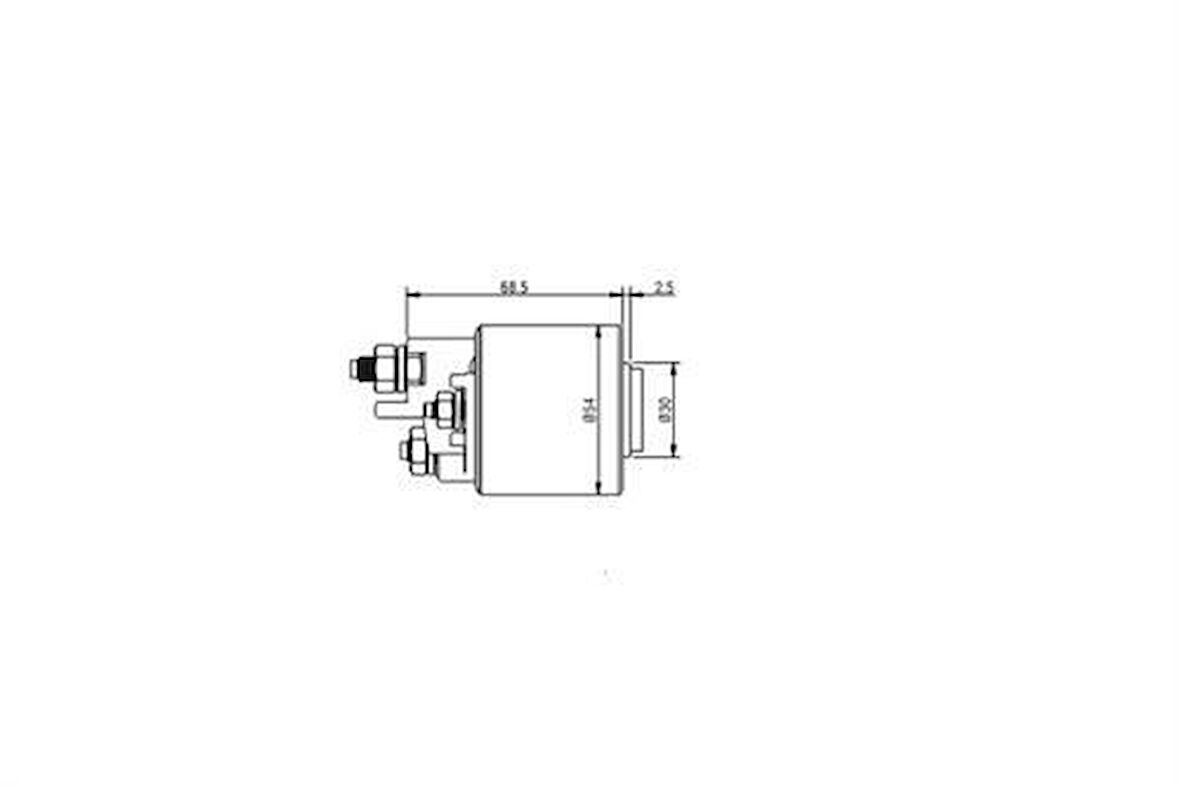 Valeo 594271 Marş Otomatiği 12V Valeo Tip W203 00-07 W210 96-02 Vito 97-03 Sprinter 00-05 182698