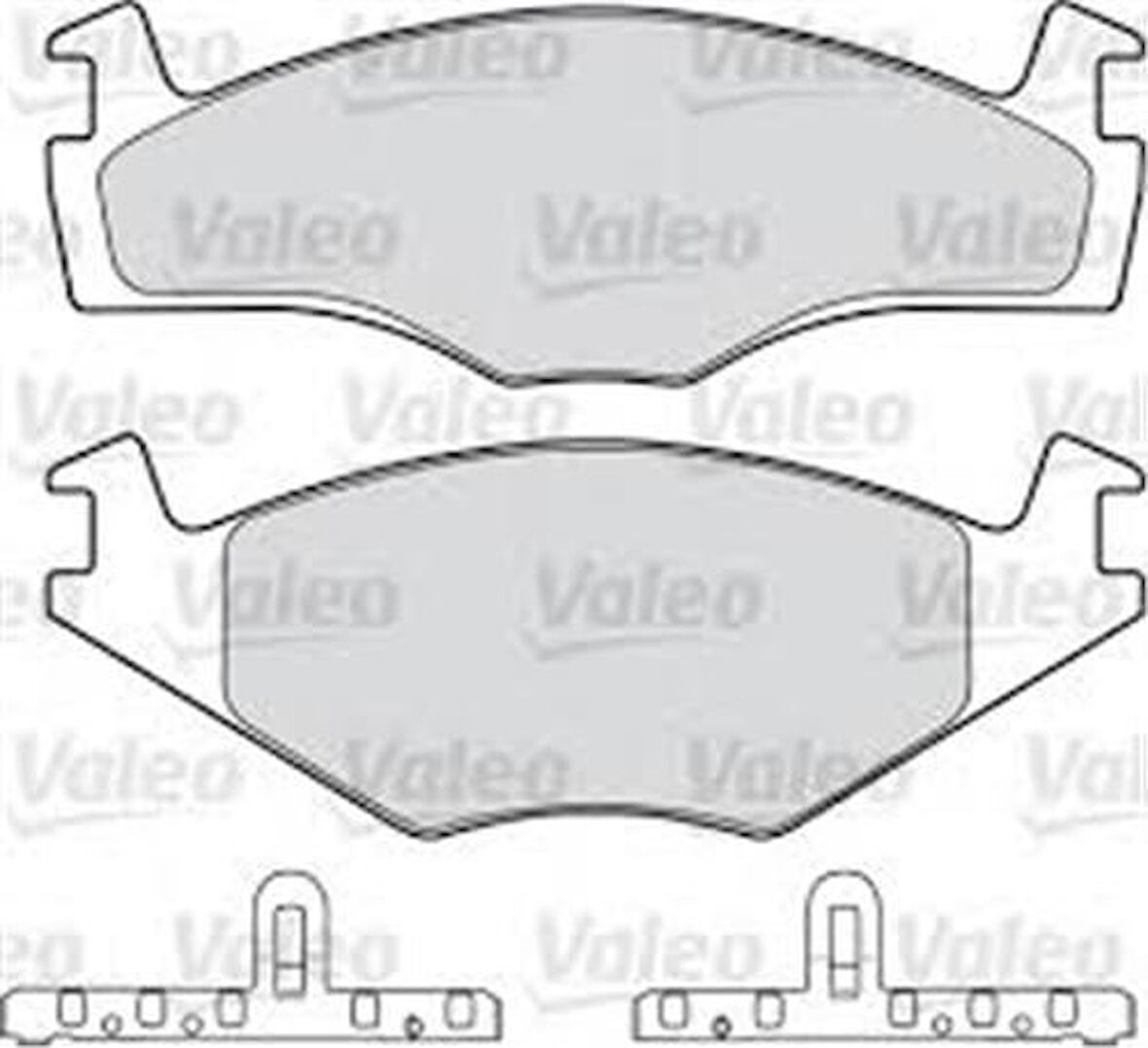 Valeo 598128 Ön Fren Balatası Cordoba Ibıza Toledo Golf II Golf III Passat III Vento Scırocco Iı