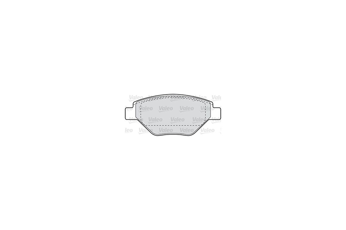 Valeo 598557 Fren Balatası Ön Megane II 1.4 16V K4J 410609192R