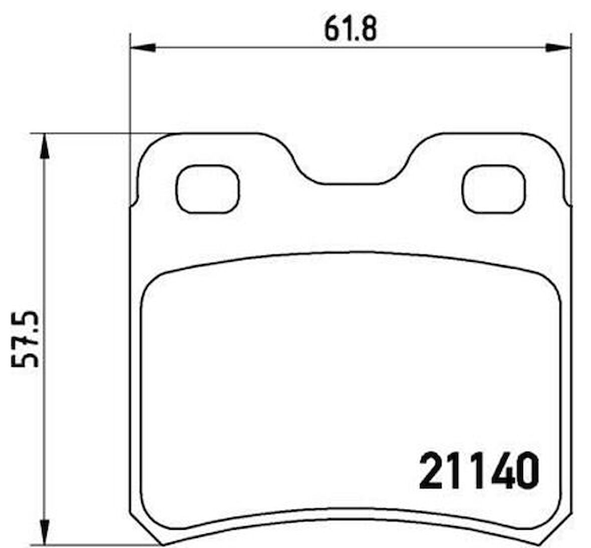 Valeo 670253 Arka Balata Vectra A Astra F Calibra A Kadett Esaab 900 1605728