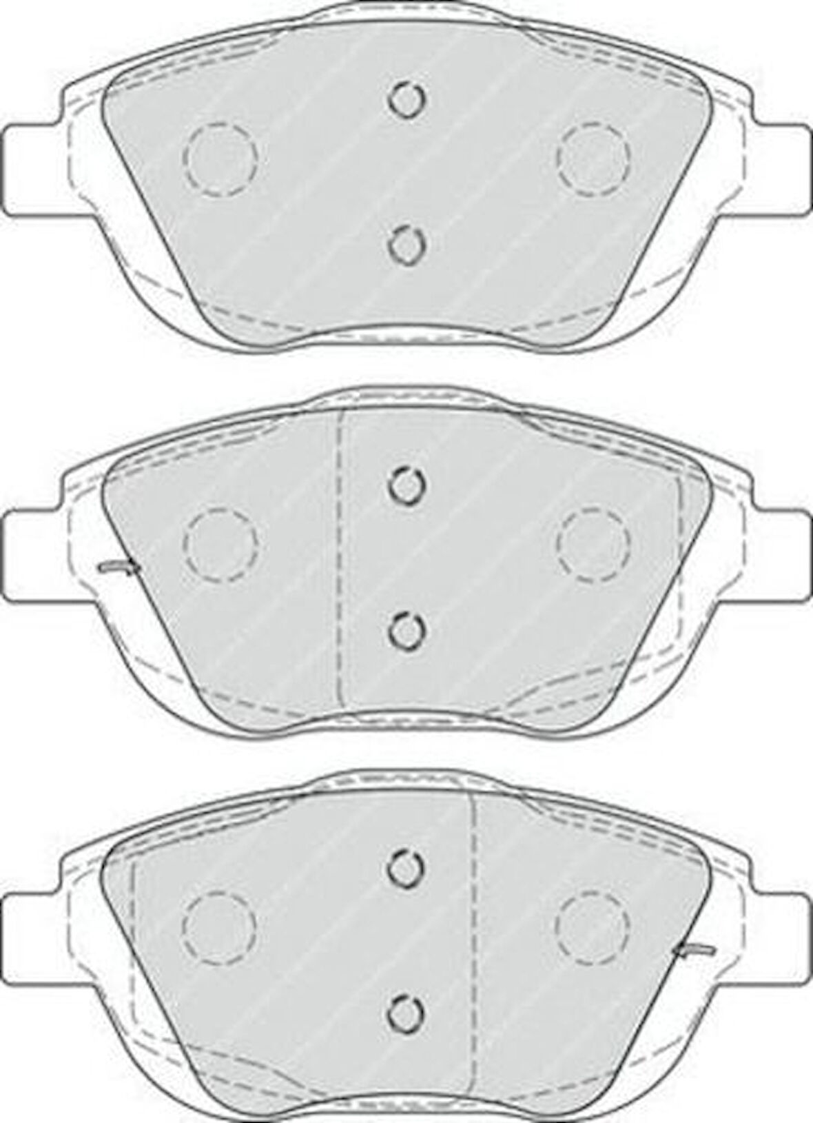 Valeo 670334 Ön Balata C3 II 1.1.1.4 1.4HDI 1.6 VTI 1.6HDI 09 DS3 1.4 VTI-1.6 VTI 1.6HDI 09 13 1607083180
