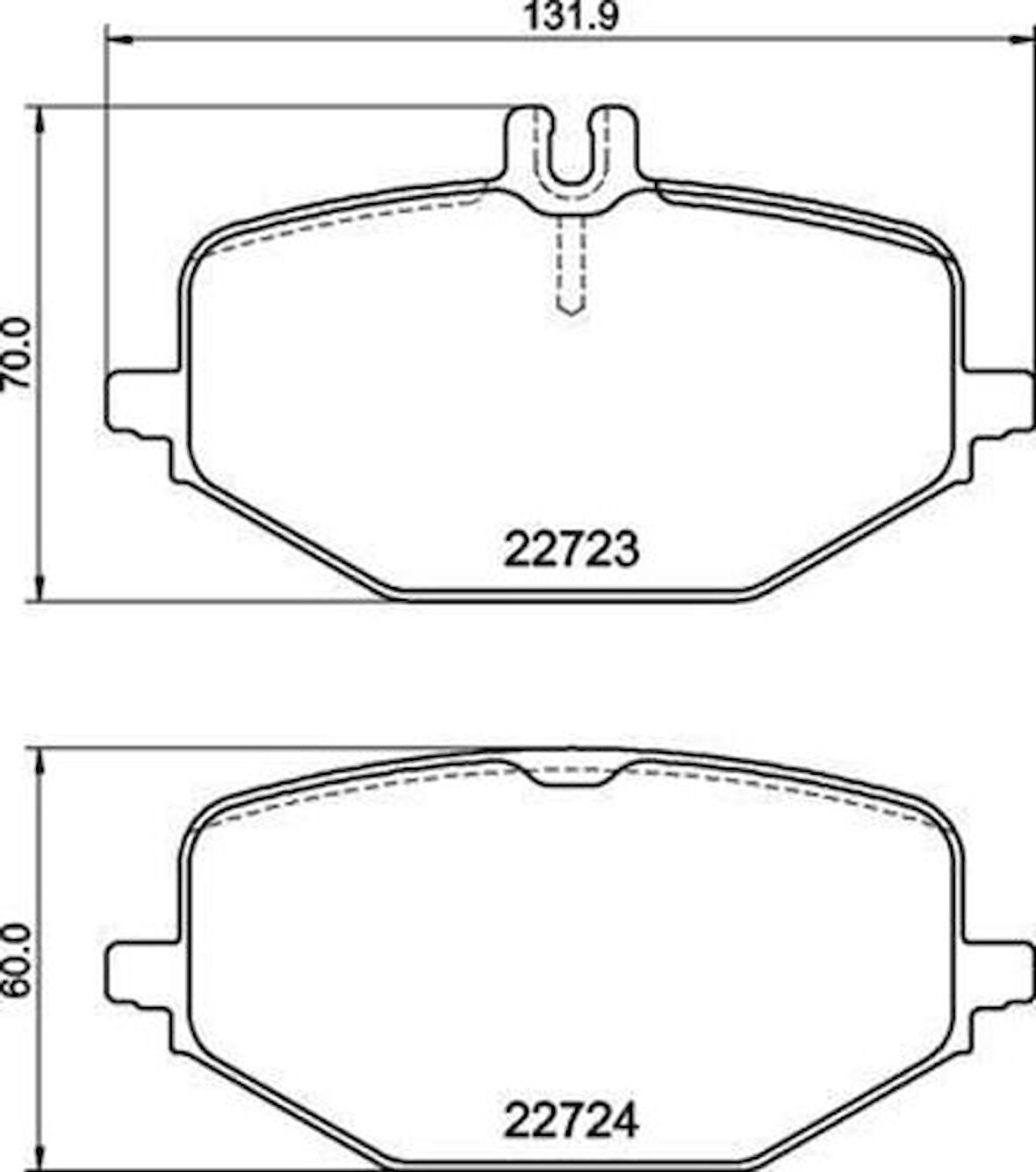 Valeo 670370 Fren Balatası Arka GlE-Serisi V167 18-G-Class W463 18- 4204002