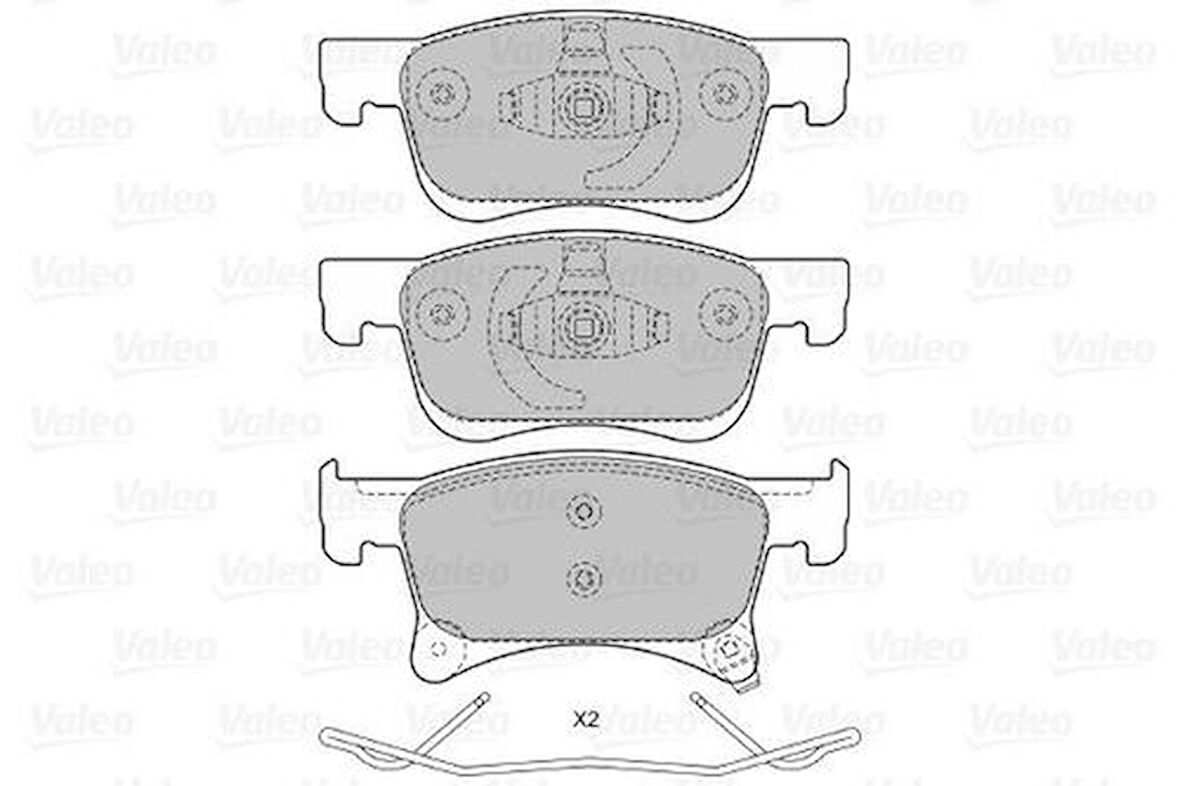 Valeo 670469 Disk Fren Balatası Ön Opel Adam 1.0 07 14 Opel Corsa 1.0 1.2 1.4 1.3D 09 14 39122150