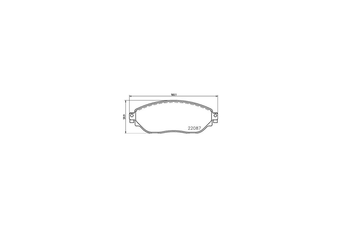 Valeo 670485 Fren Balatası Ön Nissan Nv300 1.6D 09 16- Renault Trafic 1.6D 06 14- 4423332
