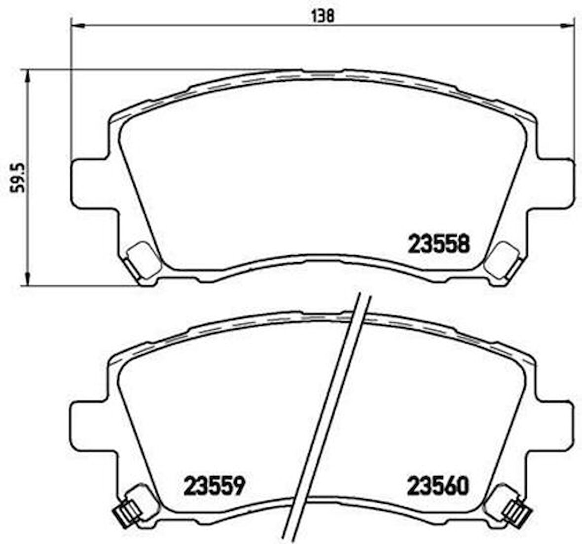 Valeo 670530 Ön Fren Balatası Diskli Subaru Forester 2.0 98-02 Impreza 94-00 Legacy 4x4 94-03 Outback 00-02 26296AE210