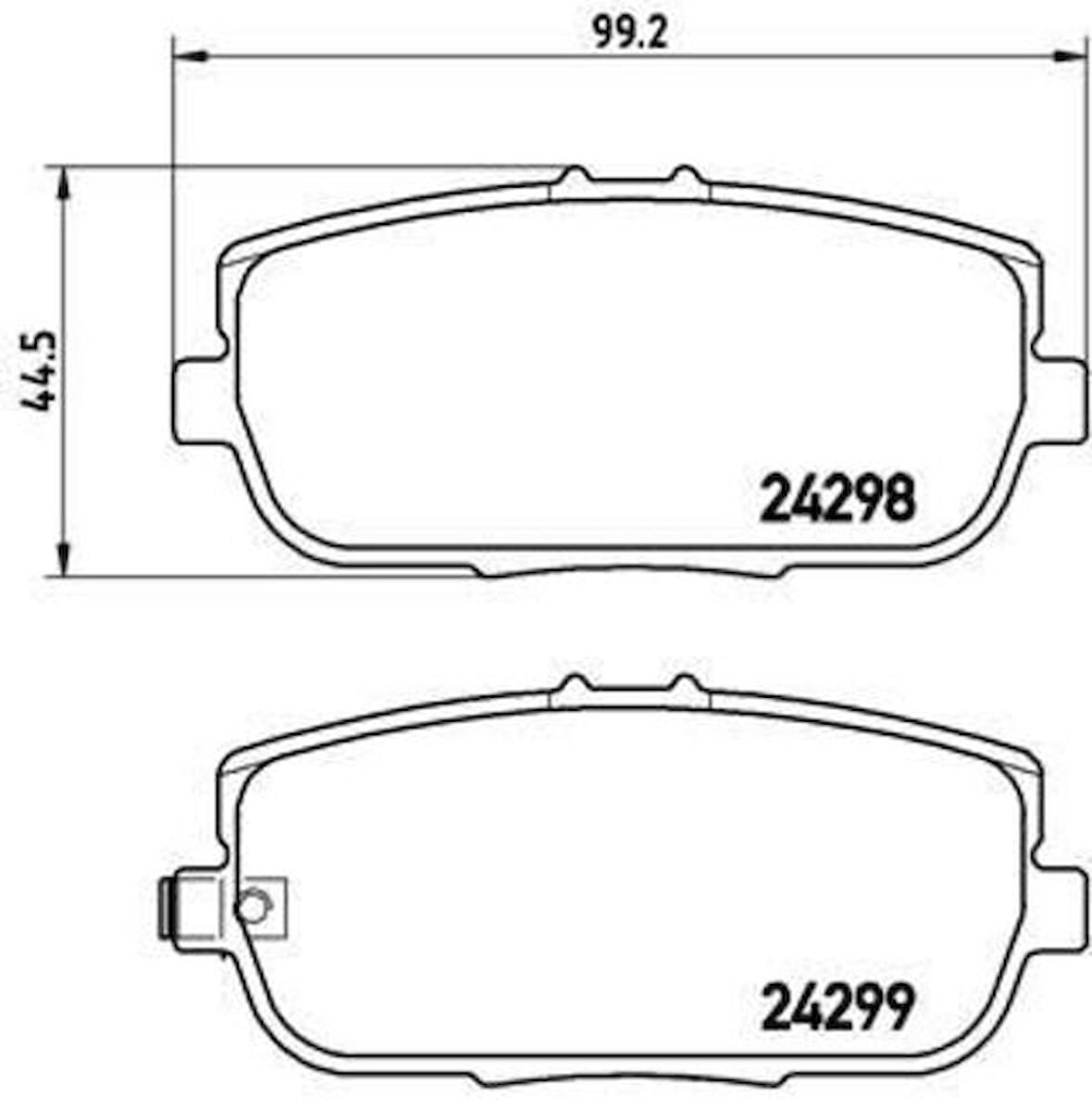 Valeo 670746 Arka Balata Mazda MX5 05-14 6000615057