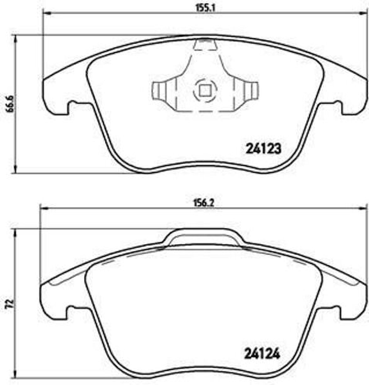 Valeo 670879 Ön Fren Balatası Freelander 2 06-14 Mondeo IV 1.6Ti 2.0TDCI 1.8TDCI 2.5 07-S Magalaxy 1.6TDCI 1.6 Tı 2.2TDCI ME6G9J2K021AB