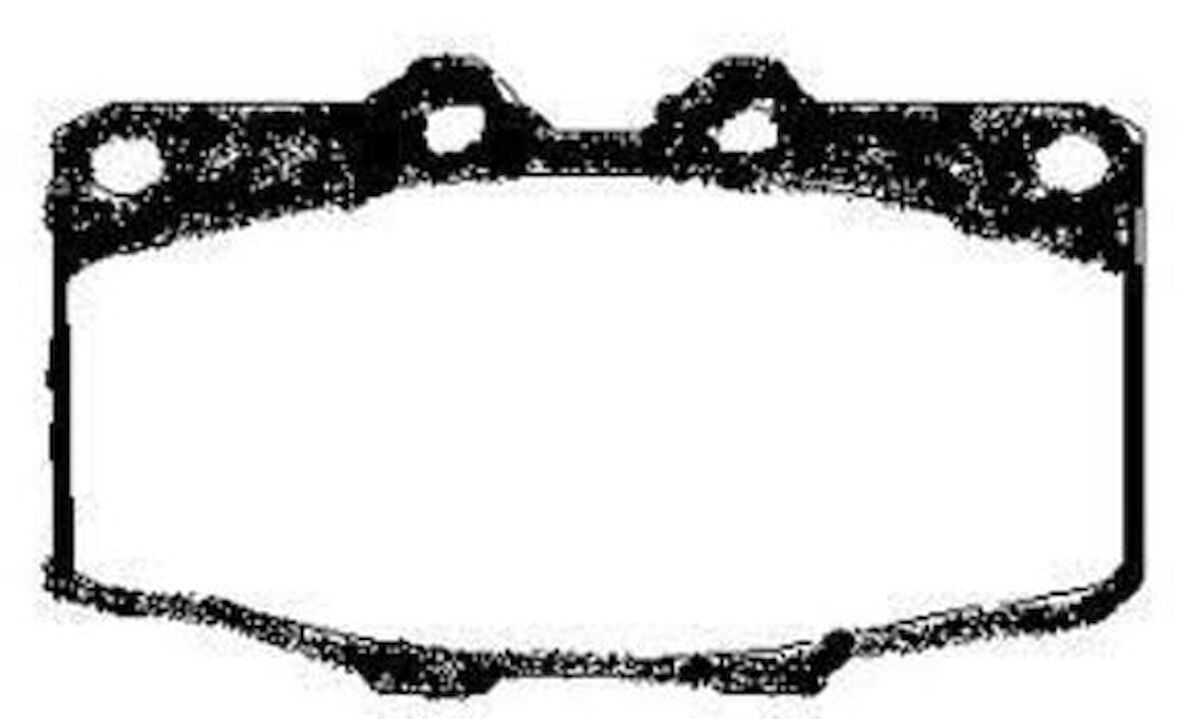 Valeo 670921 Ön Fren Balatası Land Cruiser 4.0 D 4x4 84-96 HiIux 3.0D 4x4 84-88 446535090