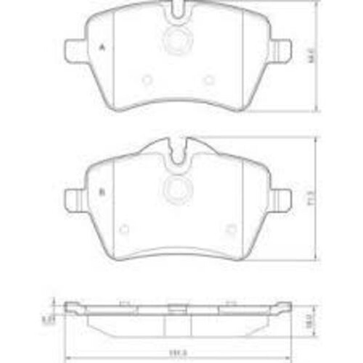Valeo 670925 Fren Balatası Ön Mini R50 R53 John Cooper Works 06-06 R56 R57 R58 R59 Cooper S 34119804735