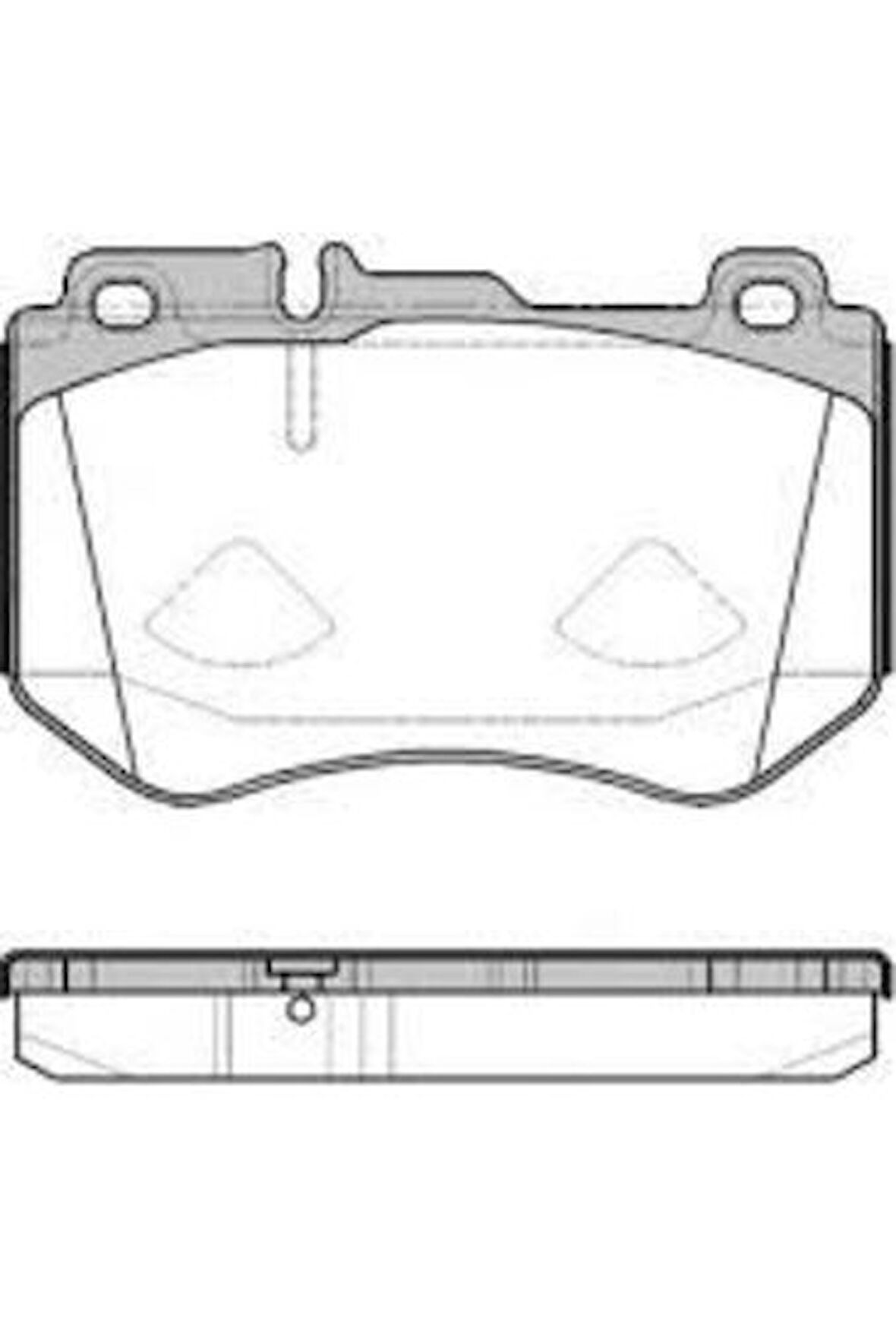 Valeo 671225 Disk Fren Balatası Arka Mercedes C63 AMG 6.2 01 12-01 14 Mercedes Cls63 AMG 5.5 01 11 54209020