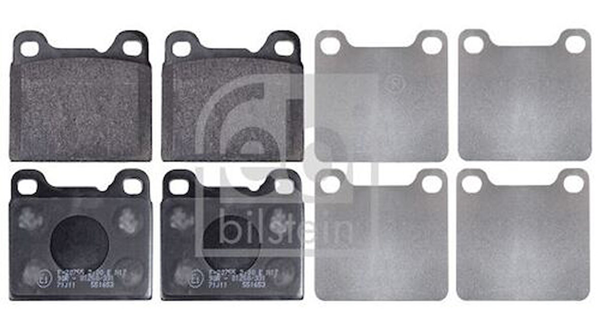 Valeo 671270 Arka Fren Balatası Volvo 850 S70 V70 240 2.3 2.4 D 740 2.0 2.3 2.3 16V 271824