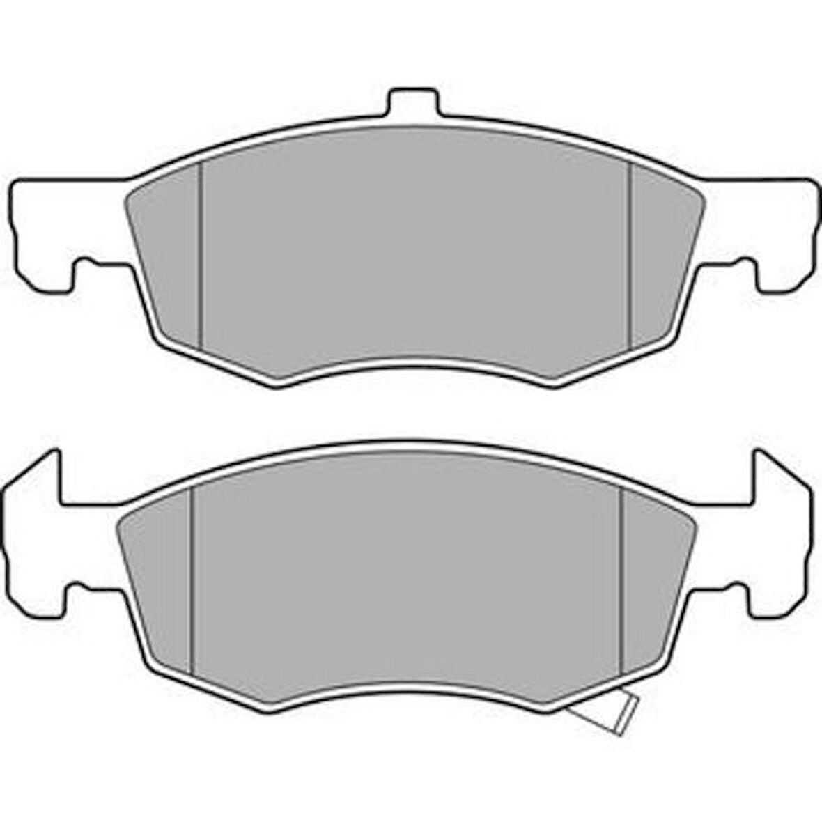 Valeo 671482 Ön Fren Balatası Corsa E 2014 14 Jant Arka Kampanalı Frenler Icın