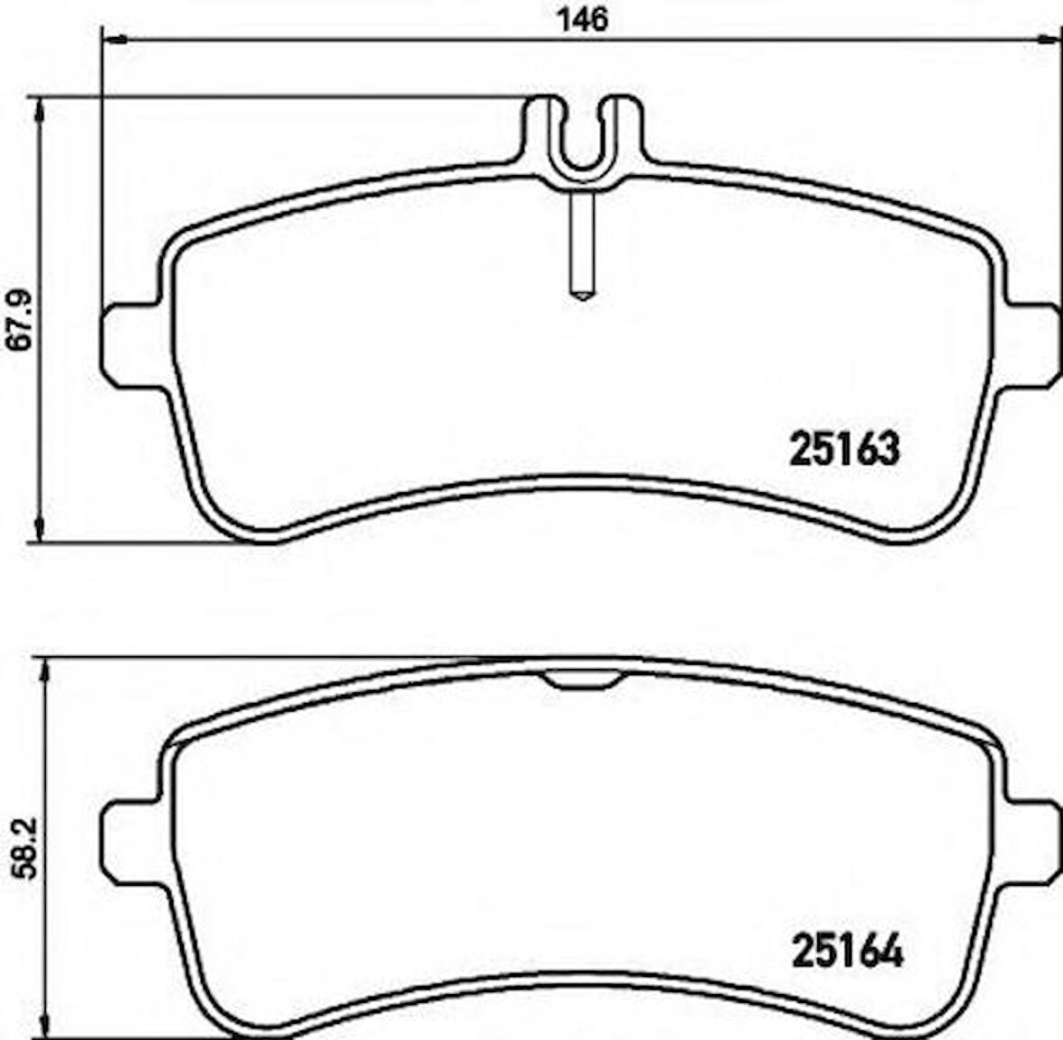 Valeo 671617 Fren Balatası Arka AMG GT C190 15-S-Class W222 13-C217 14- 0064206920