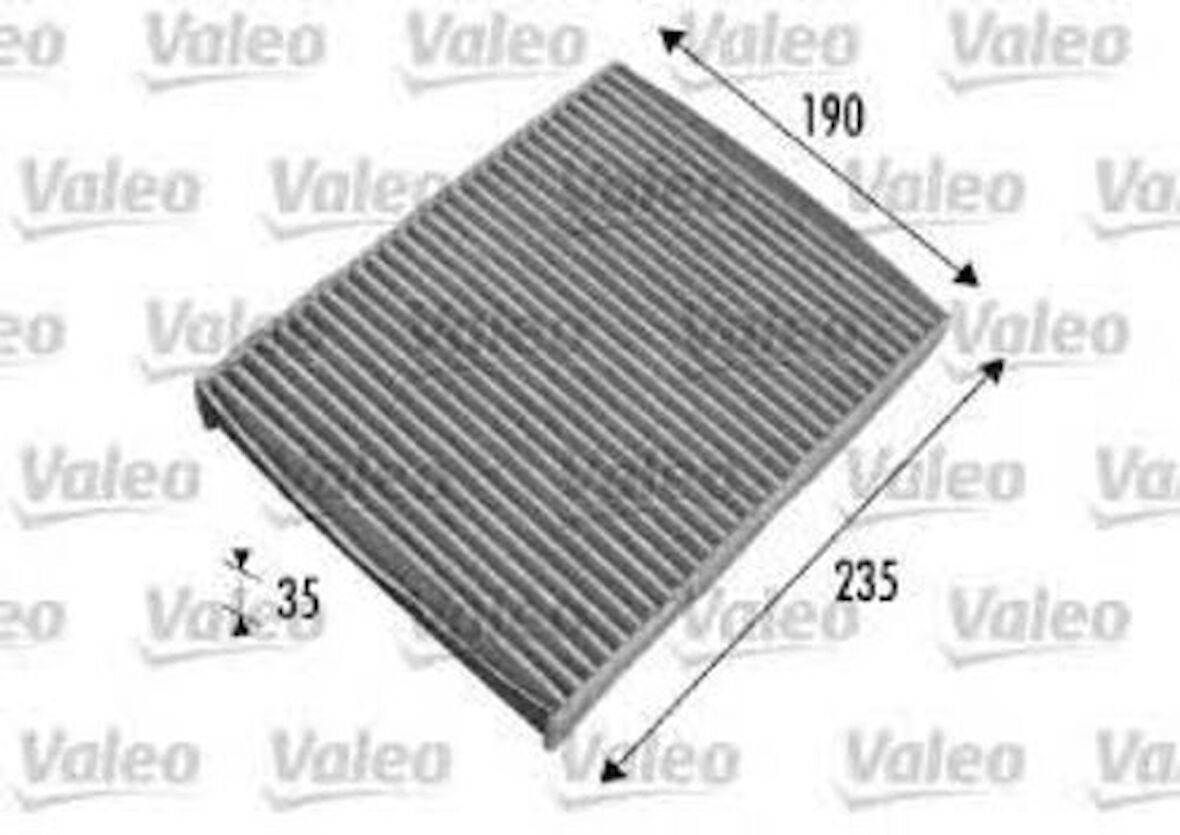 Valeo 698693 Polen Filtresi Fiesta V 02-08 Fusion 02-12 Mazda II 1.25 1.4 1.6 1.4Cd 03- 2S6H19G244AA