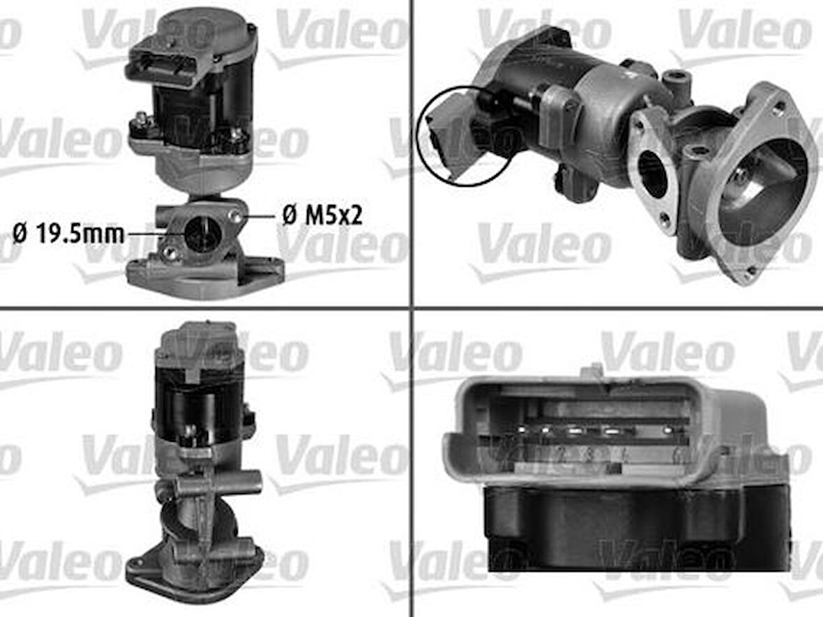 Valeo 700423 EGR Valfi Sağ 2.7 TD Euro 4 Land Rover Range Sport 1 05-13 Discovery 3 04-09 Discovery 4 09-17 LR018324