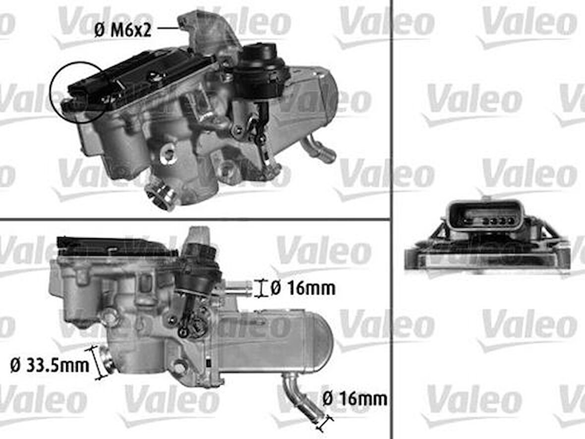 Valeo 700433 EGR Valfi Megane III Scenic III 1.9DCI 147106293R