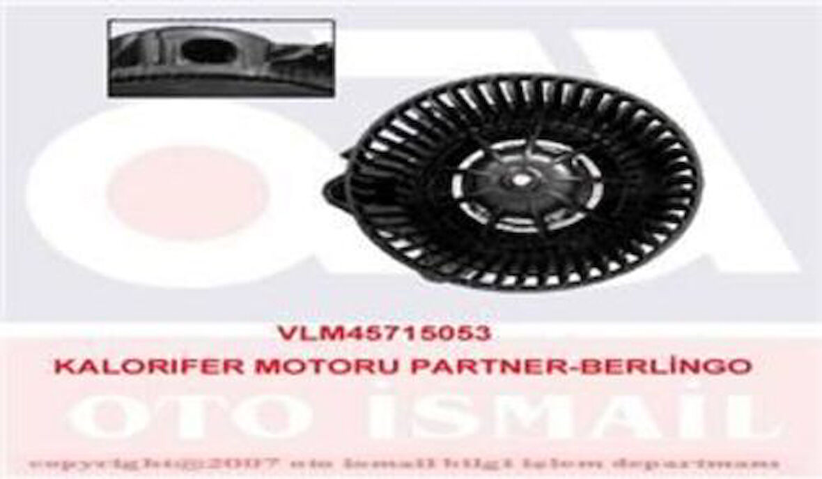 Valeo 715053 Kalorifer Motoru Partner II Berlingo II 03 08 6441.S0