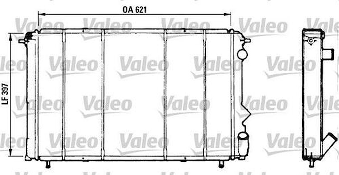 Valeo 730184 Radyatör Espace II Turbo D 6025101338